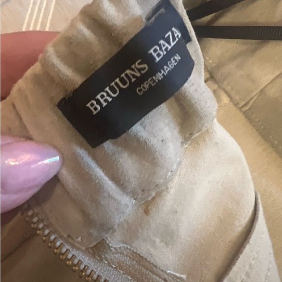 EUROPEAN FASHION: BRUUNS BAZAAR Elegant Tan Women's Pants - Picture 8 of 10